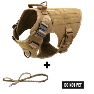 Custom K9 Military No-Pull Tactical Dog Harness Vest Set