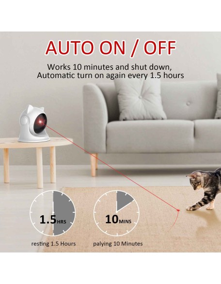 Automatic Cat Laser Toys, Interactive Laser Cat Toys