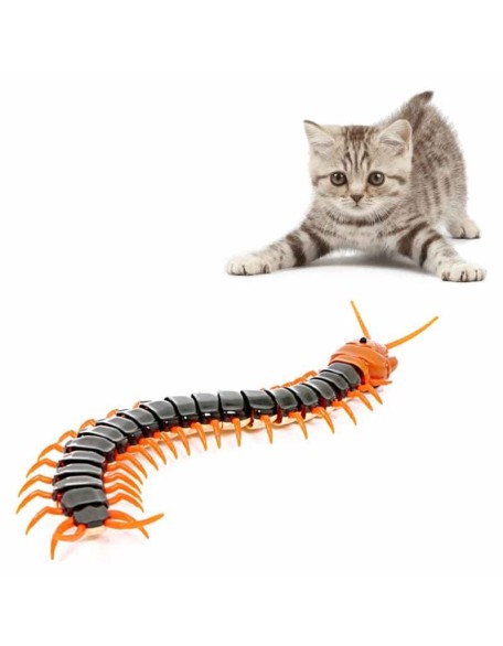 Electric Centipede Cat Teaser Toy With Remote