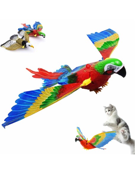 Flying Bird Cat Toy, Simulation Bird Interactive Cat Toy for Indoor Cats