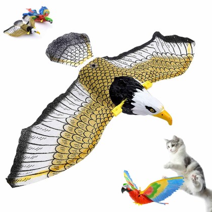 Flying Bird Cat Toy, Simulation Bird Interactive Cat Toy for Indoor Cats