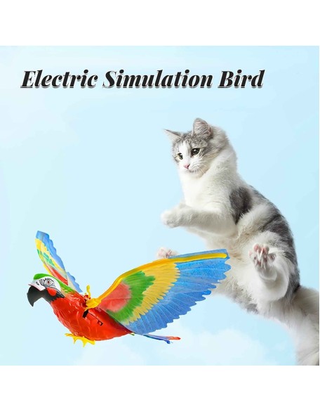 Flying Bird Cat Toy, Simulation Bird Interactive Cat Toy for Indoor Cats