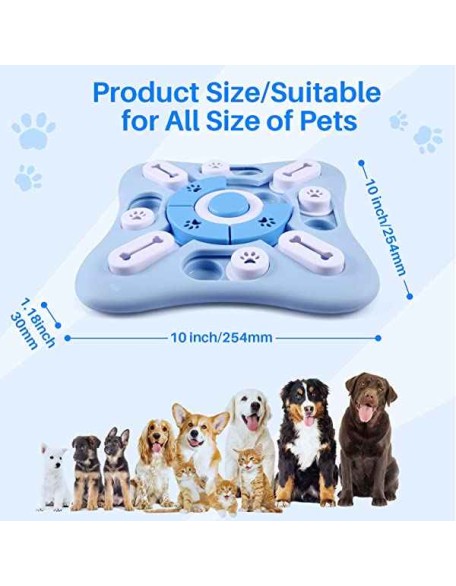 Dog Puzzle Toys, Interactive Dog Toys for Large Medium Small Dogs