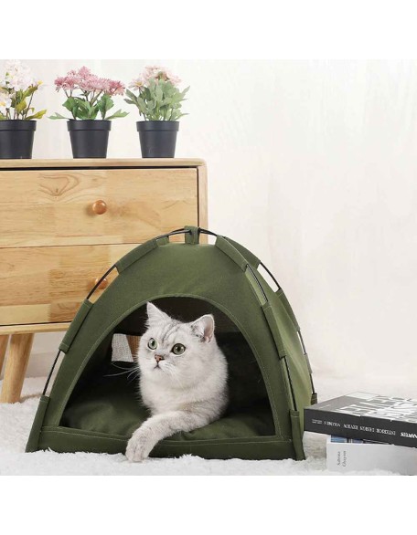 Indoor Camping Foldable Cat Tent Bed