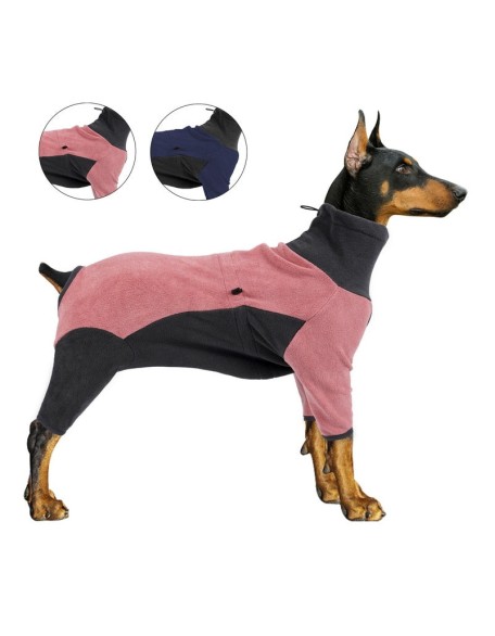 Dog Fleece Jacket Warm Winter Dog Coat Turtleneck Pullover