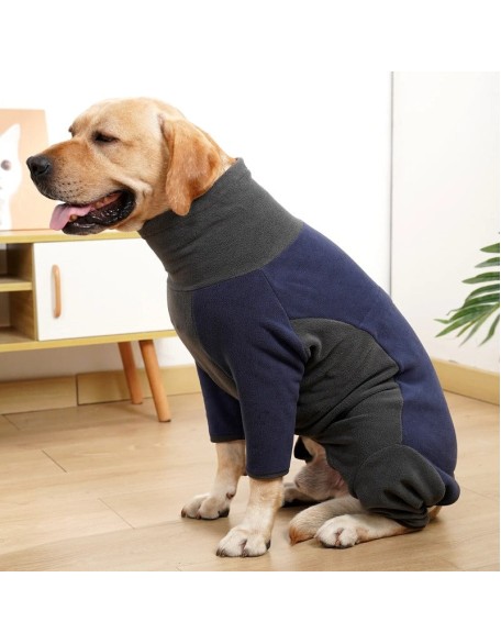 Dog Fleece Jacket Warm Winter Dog Coat Turtleneck Pullover