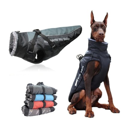 Waterproof Dog Jacket Harness for Large Dogs