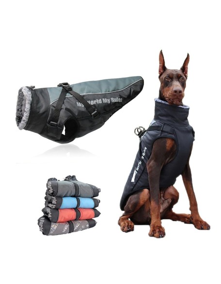 Waterproof Dog Jacket Harness for Large Dogs