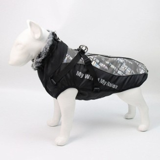 Waterproof Dog Jacket Harness for Large Dogs