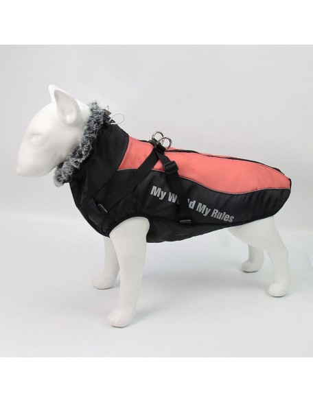 Waterproof Dog Jacket Harness for Large Dogs