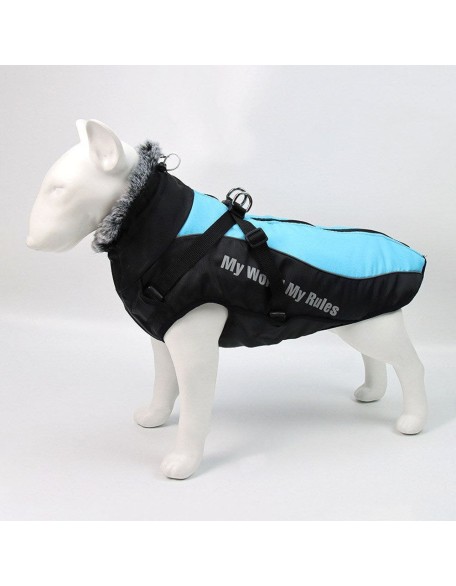 Waterproof Dog Jacket Harness for Large Dogs