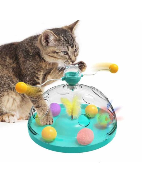 Windmill Interactive Turntable Cat Toy