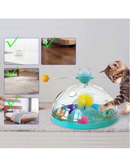 Windmill Interactive Turntable Cat Toy