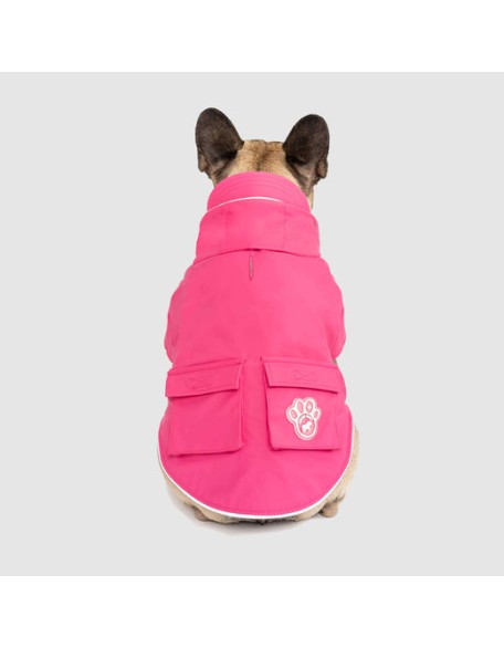 Dog Raincoat Pet Water Proof Clothes Lightweight Rain Jacket Poncho Hoodies with Strip Reflective