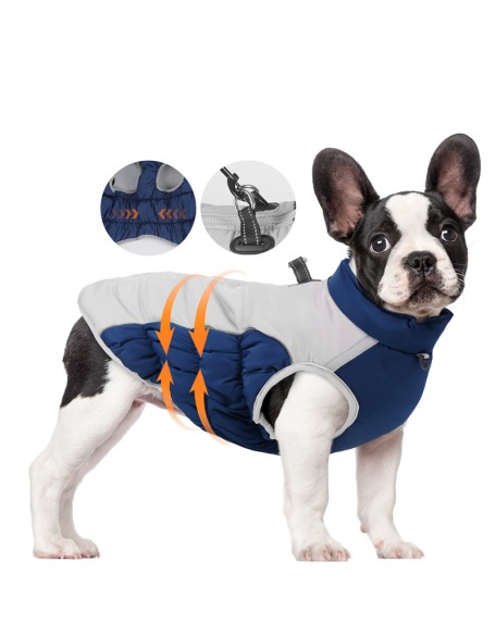 Reflective Dogs Thickening Jacket Waterproof Dog  Harness, Dog Snowsuit