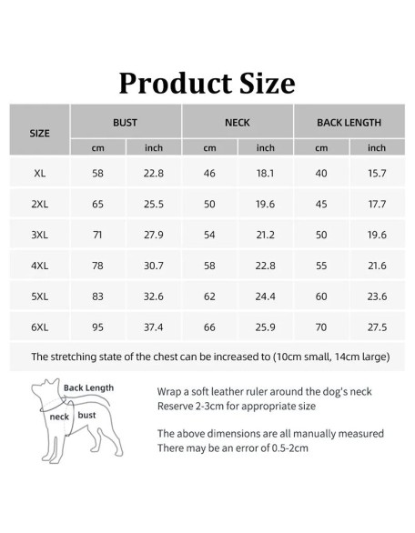 Reflective Dogs Thickening Jacket Waterproof Dog  Harness, Dog Snowsuit