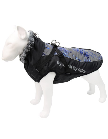 Waterproof Dog Jacket Harness for Cold Weather