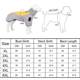 Dog Winter Coat Dog Outerwear Cotton-Padded Jacket Warm Turtleneck Dog Jacket